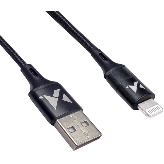 Καλώδιο δεδομένων Wozinsky Wuc-l1b Usb to Lightning 2.4A 1m - Black image 3