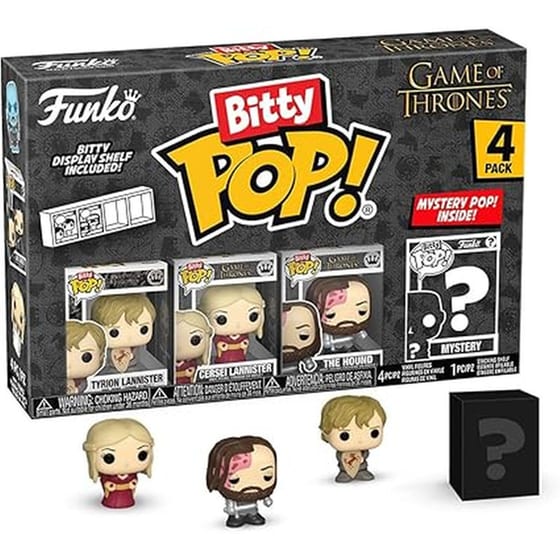 Funko Bitty Pop! Game of Thrones -Tyrion Lannister/Cersei Lannister/The Hound/Mystery 4-pack image 0