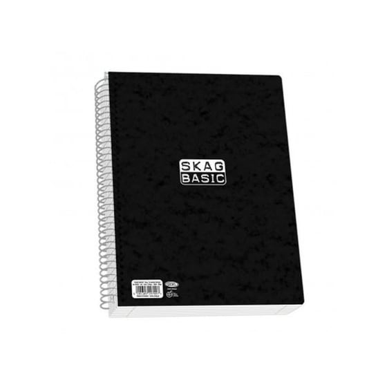 Τετράδιο Σπιράλ Skag Α4 5 Θεμάτων Basic Μαύρο 150 Φύλλων image 0
