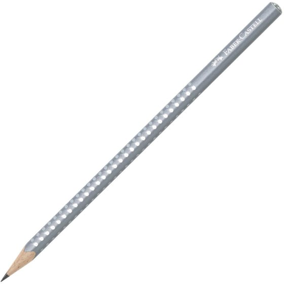 Μολύβι Faber Castell Grip Sparkle B Γκρι image 0