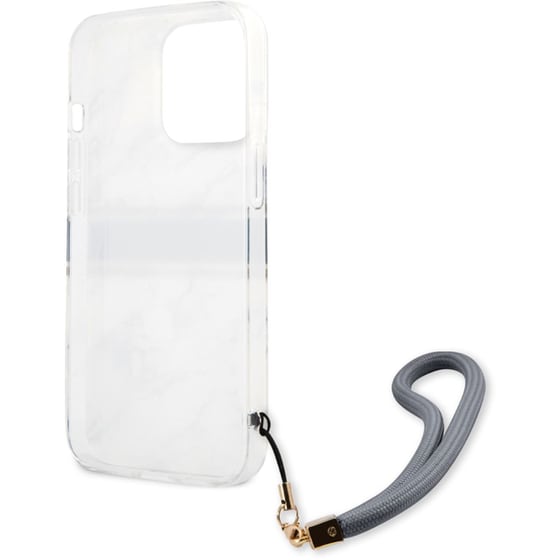 Θήκη Apple iPhone 13 Pro - Guess Marble Collection Printed Stripe - Μπλε/Λευκό image 4