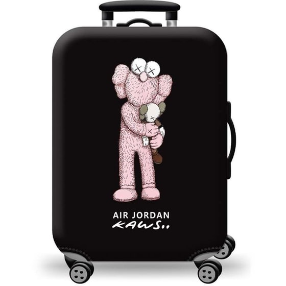 Κάλυμμα Βαλίτσας Amber Large Pink Kaws image 0