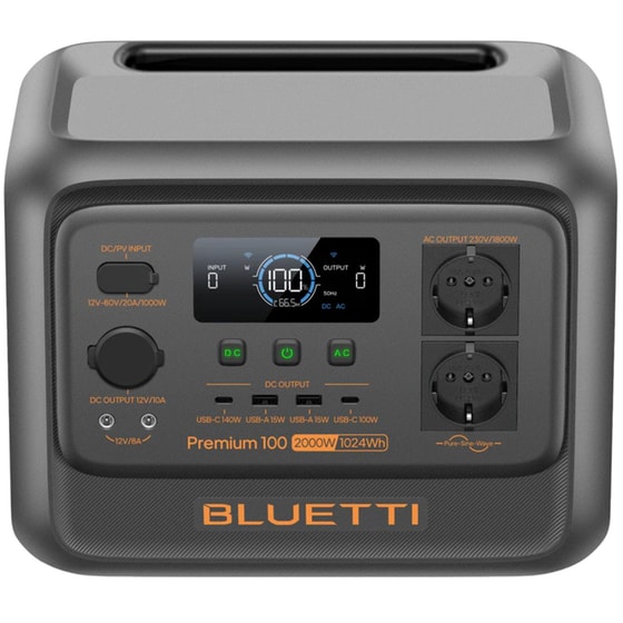 Bluetti Power Station Premium 100 V2 - Μαύρο image 1