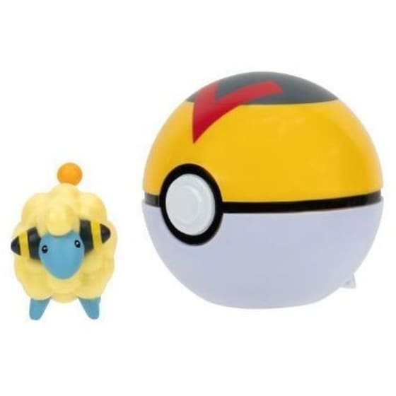 Jazwares Παιχνίδι Μινιατούρα Pokemon Poke Ball Clip N Go Mareep image 1