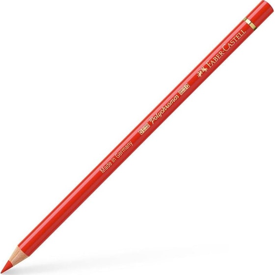 Ξυλομπογιά Faber Castell Polychromos 117 Light Cadmium Red image 0