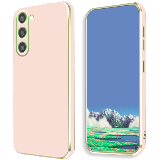 Θήκη Samsung Galaxy S23 - Bodycell Gold Plated - Pink image 0
