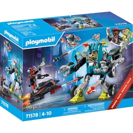 PLAYMOBIL® Ρομπότ εναντίον Τζετ (71578)