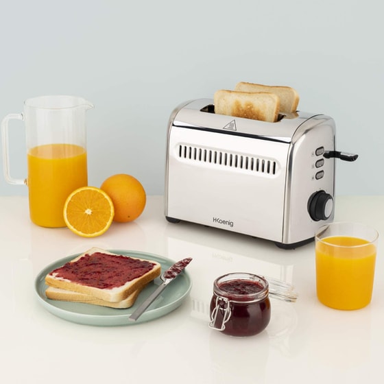H.KOENIG TOS9 2 Θέσεων 950W Inox Φρυγανιέρα image 5