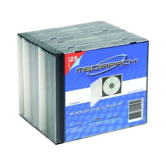 CASE CD OEM SLIM 25PCS BLACK image 0