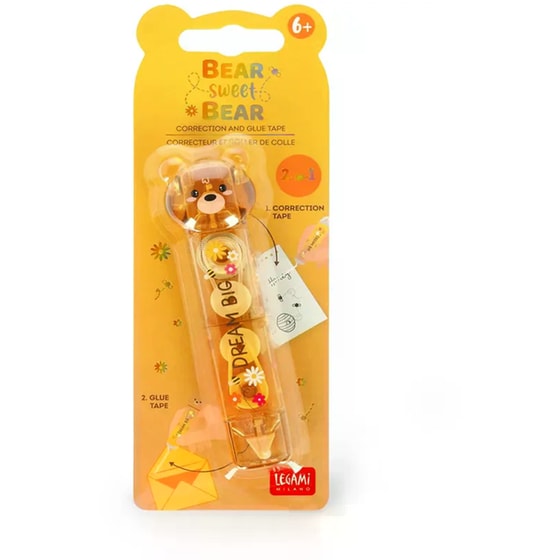 Κόλλα Stick & Διορθωτική Ταινία Legami Teddy Bear image 3