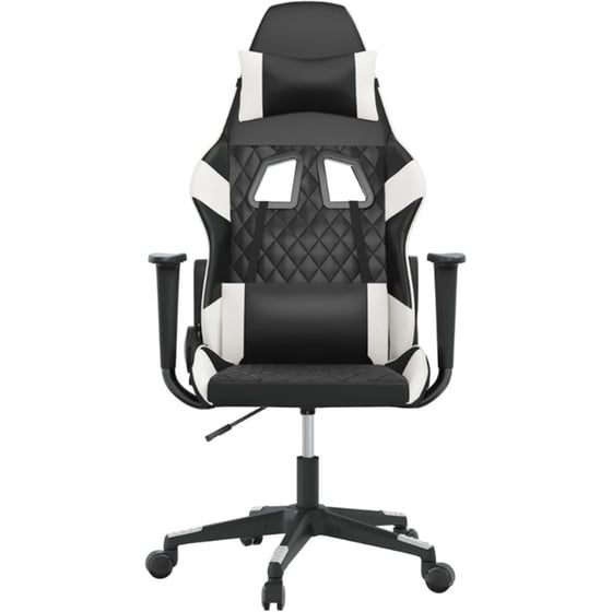 Καρέκλα Gaming VIDAXL 345516 από Τεχνητό Δέρμα - Μαύρο image 1