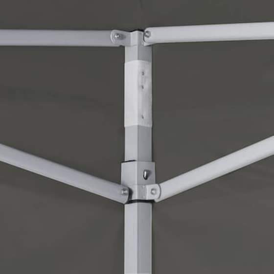 Κιόσκι Vidaxl Ατσάλι Πτυσσόμενο 2x2m - Ανθρακί image 2