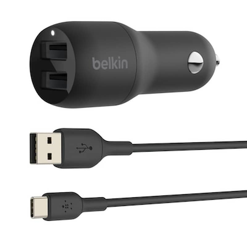 BELKIN Φορτιστής Αυτοκινήτου Belkin - Μαύρο