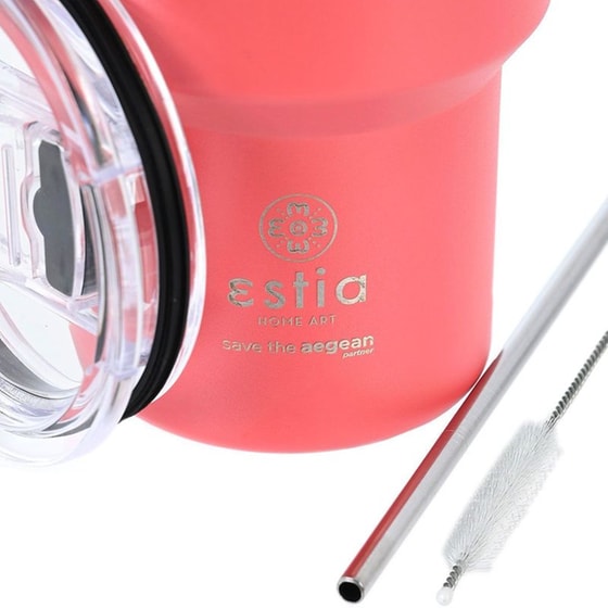 Ποτήρι Θερμός Estia Fusion Coral 400ml image 3
