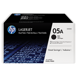 Toner HP CE505D Dual Pack - Black