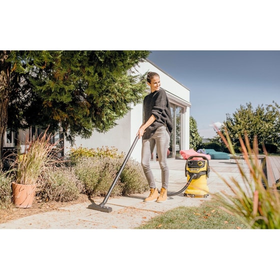 Σκούπα Υγρών και Στερεών KARCHER WD 5 V-25/5/22 1100 W με Κάδο 25 lt Κίτρινο image 1