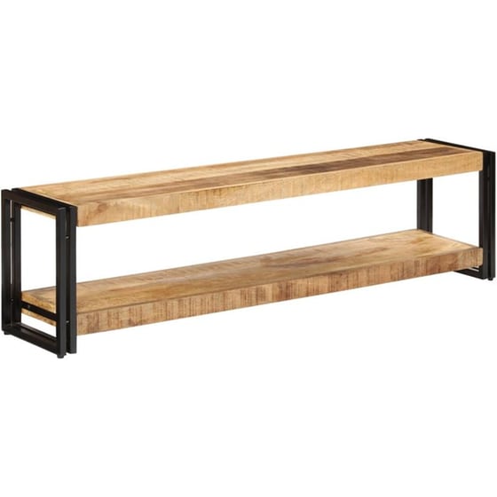 Έπιπλο Τηλεόρασης VidaXL από Ξύλο 150x30x40cm - Καφέ/Μαύρο image 8