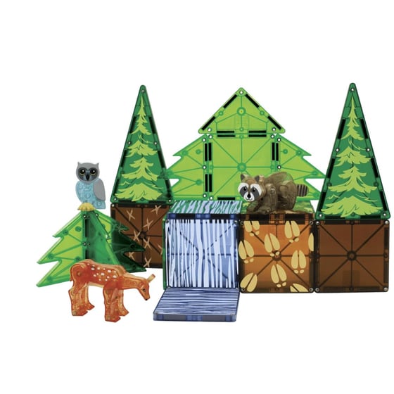 Magna Tiles Forest Animals Μαγνητικό Παιχνίδι 25 κομματιών image 1