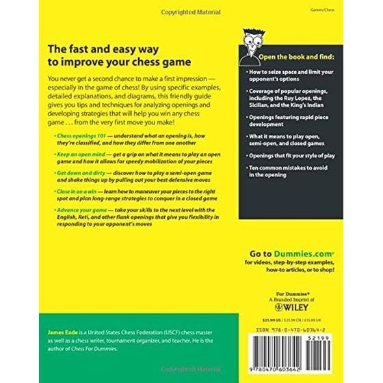 Chess Openings For Dummies image 1