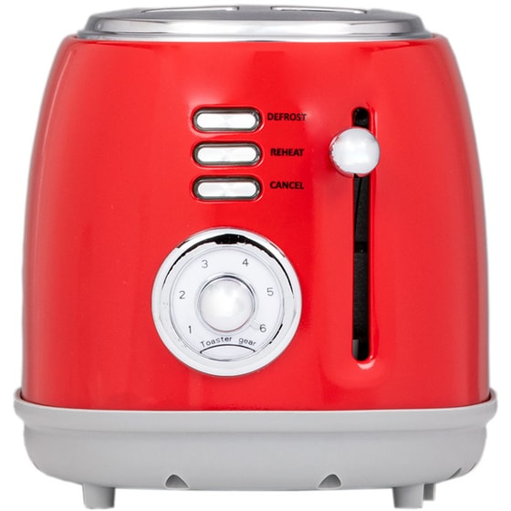 Φρυγανιέρα MORRIS R20816TSR Retro Series 2 Θέσεων 850W Κόκκινο image 1