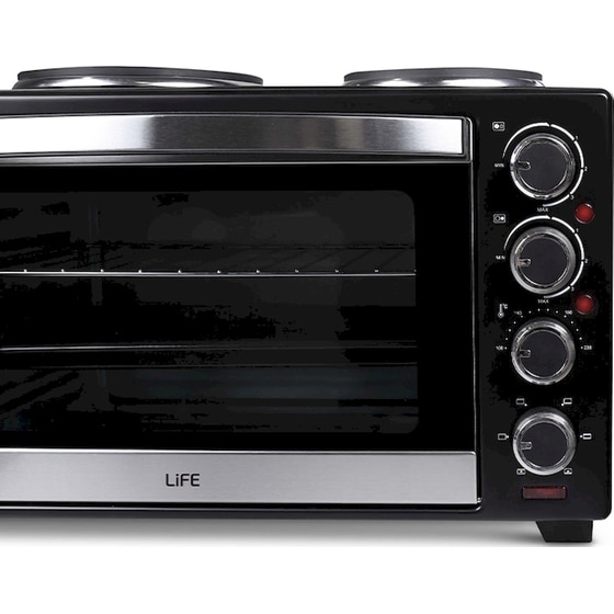 LIFE 302 30 Lt Μαύρο Ηλεκτρικό Κουζινάκι image 1