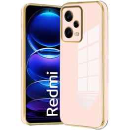 Θήκη Xiaomi Redmi Note 12 5G / Poco X5 - Bodycell Gold Plated - Pink