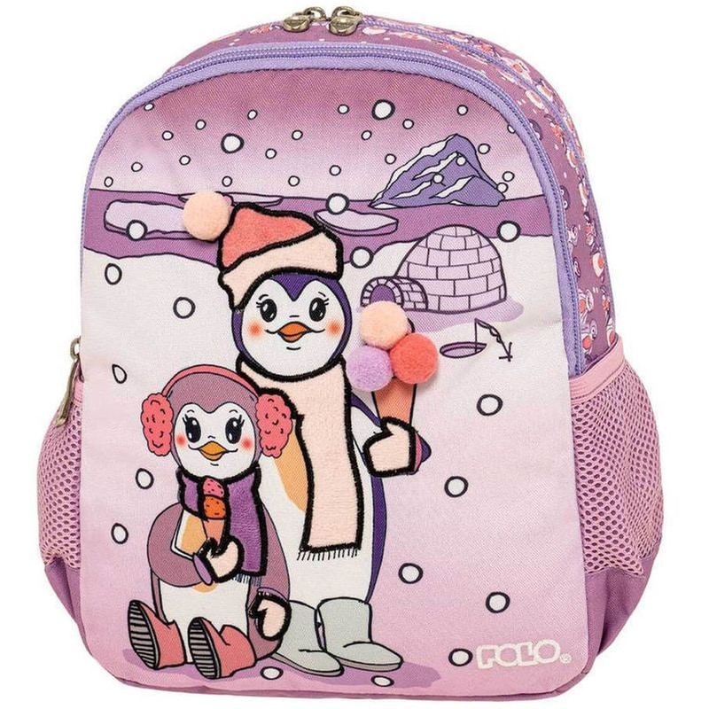 Τσάντα Πλάτης Προσχολική Neverland Πιγκουίνος Polo