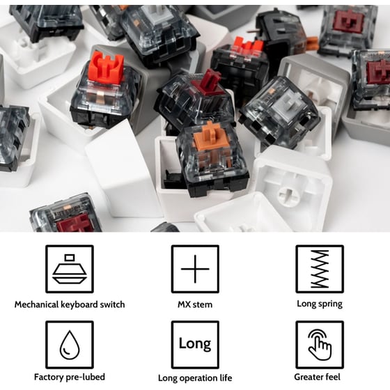 Keychron Kailh Super Speed (110pcs) G142 Switches Πληκτρολόγιου image 3