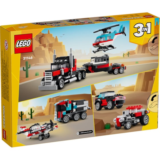 LEGO® Creator Flatbed Truck with Helicopter (31146) image 10