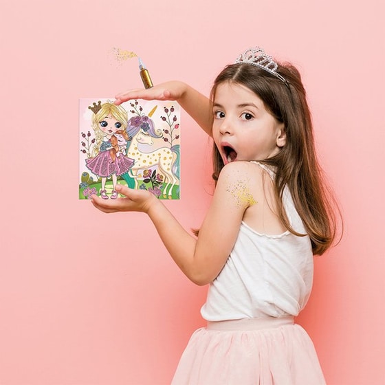 HappiHobbi Art Σετ Χειροτεχνίας με Glitter image 5