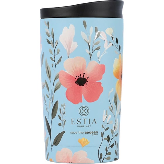 Ποτήρι Θερμός Estia Home Art Travel Mug Save the Aegean Sky Garden 350ml image 0