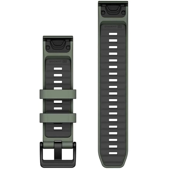Λουράκι Garmin QuickFit 22 Silicone Band για Garmin QuickFit 22mm - Willow with Graphite image 1