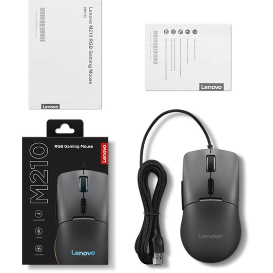 Lenovo M210 RGB Gaming Ενσύρματο Ποντίκι - Black image 5