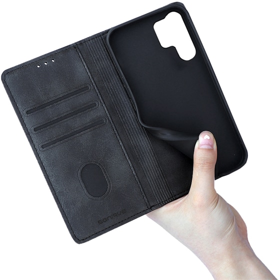 Θήκη Samsung Galaxy S23 Ultra - Vintage Magnet Book Sonique - Μαύρο image 4