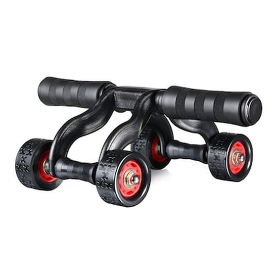 Πολυλειτουργικό Όργανο Γυμναστικής Για Push Ups Με 4 Τροχούς Ab Roller And Push Up Bar image 0