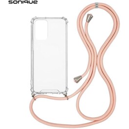 Θήκη Xiaomi Mi 11 - Sonique Armor Clear Με Strap - Ροζ