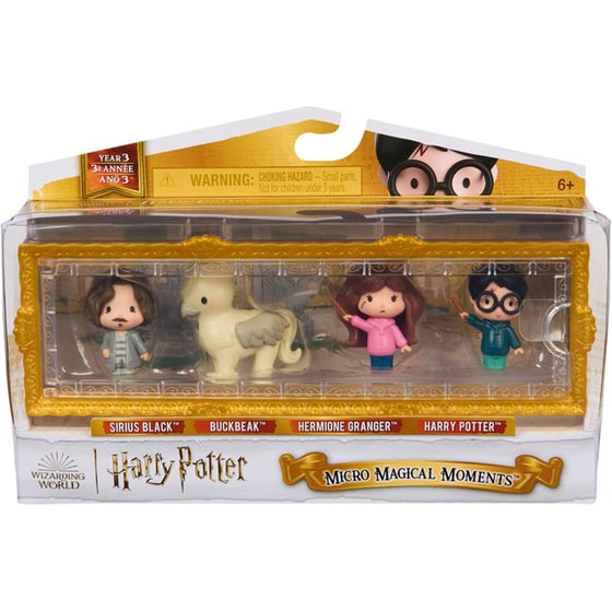 Spin Master Harry Potter: Micro Magical Moments - Sirius Black/Buckbeak/Hermione Granger/Harry Potter Figure Set image 0