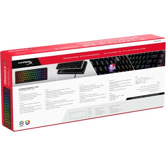 HyperX Origins 2 65 Gaming Πληκτρολόγιο - Black image 4