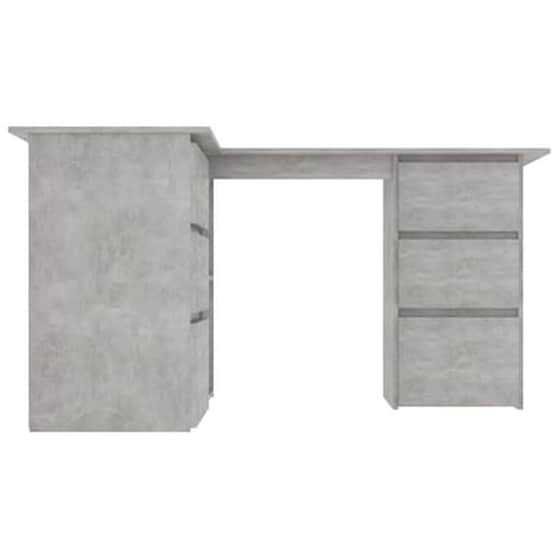Γραφείο Γωνιακό VidaXL από Μοριοσανίδα 145x100 cm - Γκρι image 5