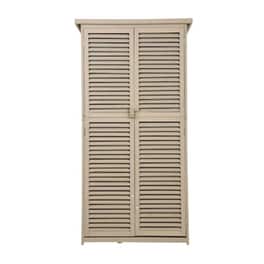 Ξύλινη Αποθήκη Κήπου 87 X 46.5 X 160 Cm Outsunny 845-215gy