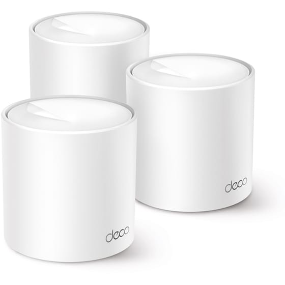 TP-Link Deco X10 AX1500 Whole Home Mesh Wi-Fi 6 Dual Band (2.4 & 5 GHz) 1201 Mbps 3 pack image 0