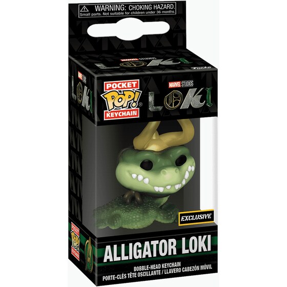 Funko Pocket Pop! Keychain - Marvel: LOKI - Alligator Loki image 1