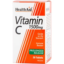 Health Aid Vitamin C 1500mg - 30 ταμπλέτες