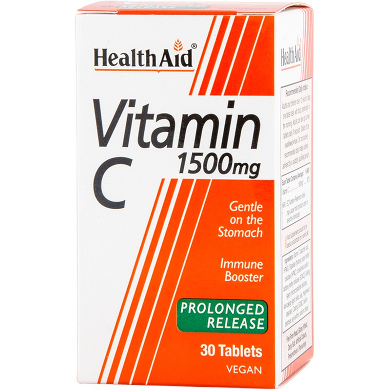 Health Aid Vitamin C 1500mg - 30 ταμπλέτες