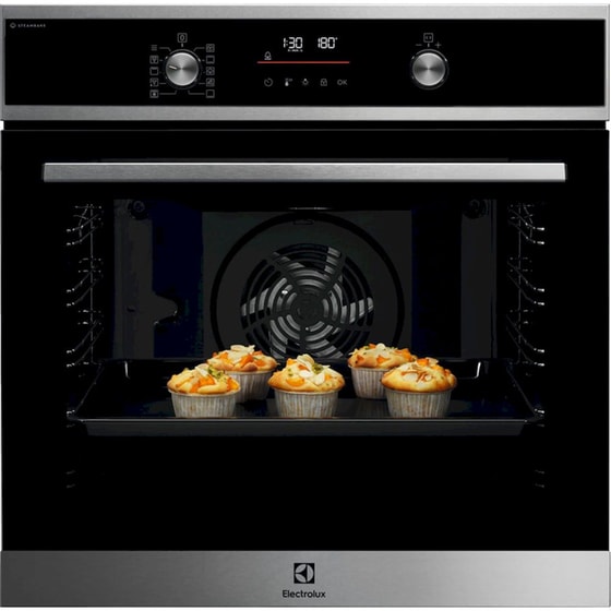 ELECTROLUX EOD6P66X SteamBake 72 Lt Inox Εντοιχιζόμενος Φούρνος Άνω Πάγκου image 0