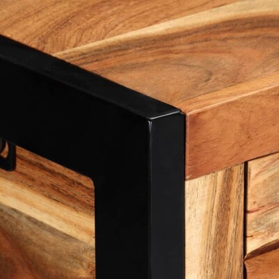 Vidaxl Μπουφές 120 X 35 X 75 Εκ. Από Μασίφ Ξύλο Ακακίας image 3