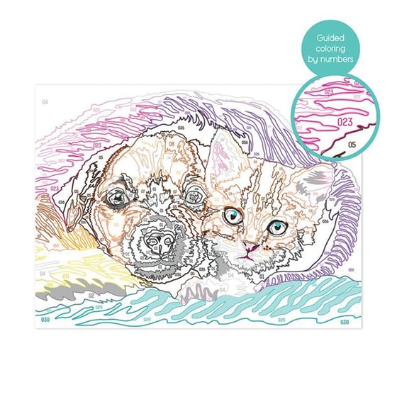 As Company Σετ Ζωγραφικής Paint & Frame Ζωγραφίζω Με Αριθμούς Sweet Friendship image 4