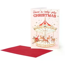 Ευχετήρια Κάρτα Legami Large Santa Carousel