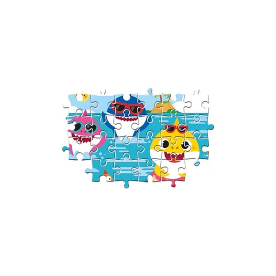 Παιδικό Παζλ Clementoni Maxi Super Color Baby Shark (24 Κομμάτια) image 2