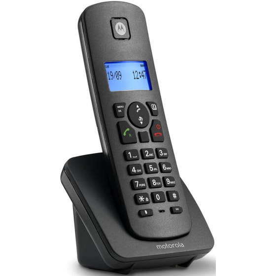 Ασύρματο Τηλέφωνο Motorola C4201 Duo - Μαύρο image 6
